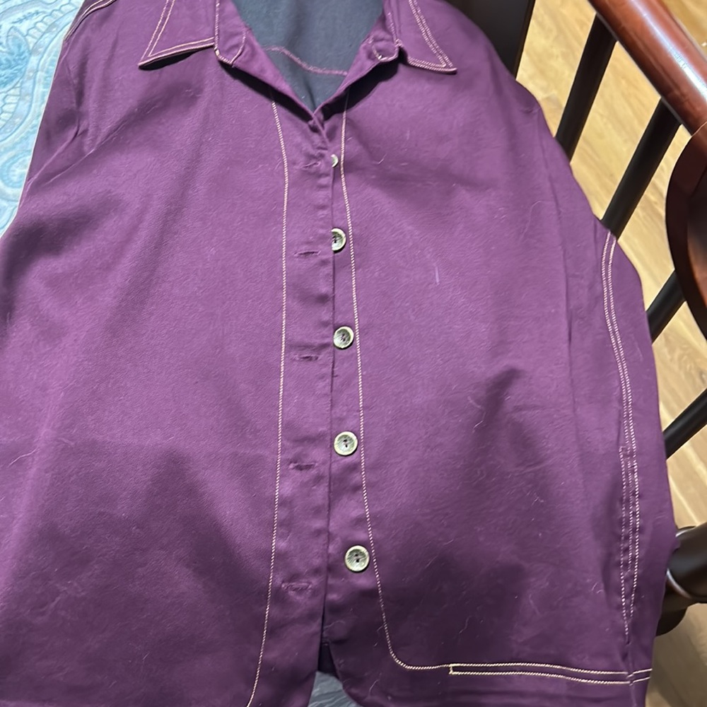 New with tags- BonWorth pants and jacket in fig - Picture 2 of 10